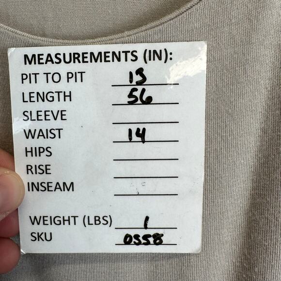 Pink Blush Gray Pink and White Colorblock Scoop Neck Maxi Maternity Dress Large - Picture 11 of 11